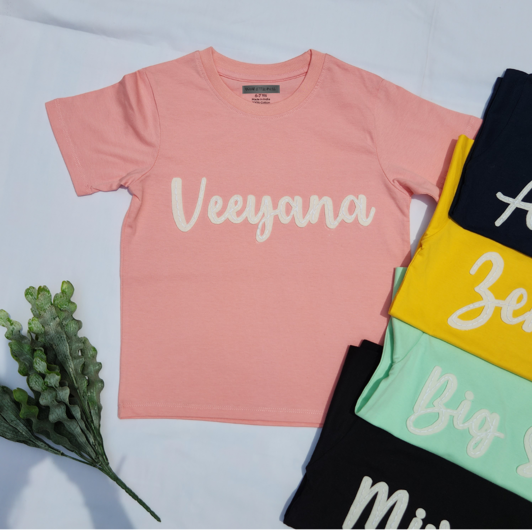CUSTOMISED T-SHIRT - PINK