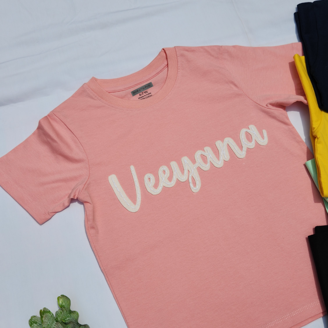 CUSTOMISED T-SHIRT - PINK