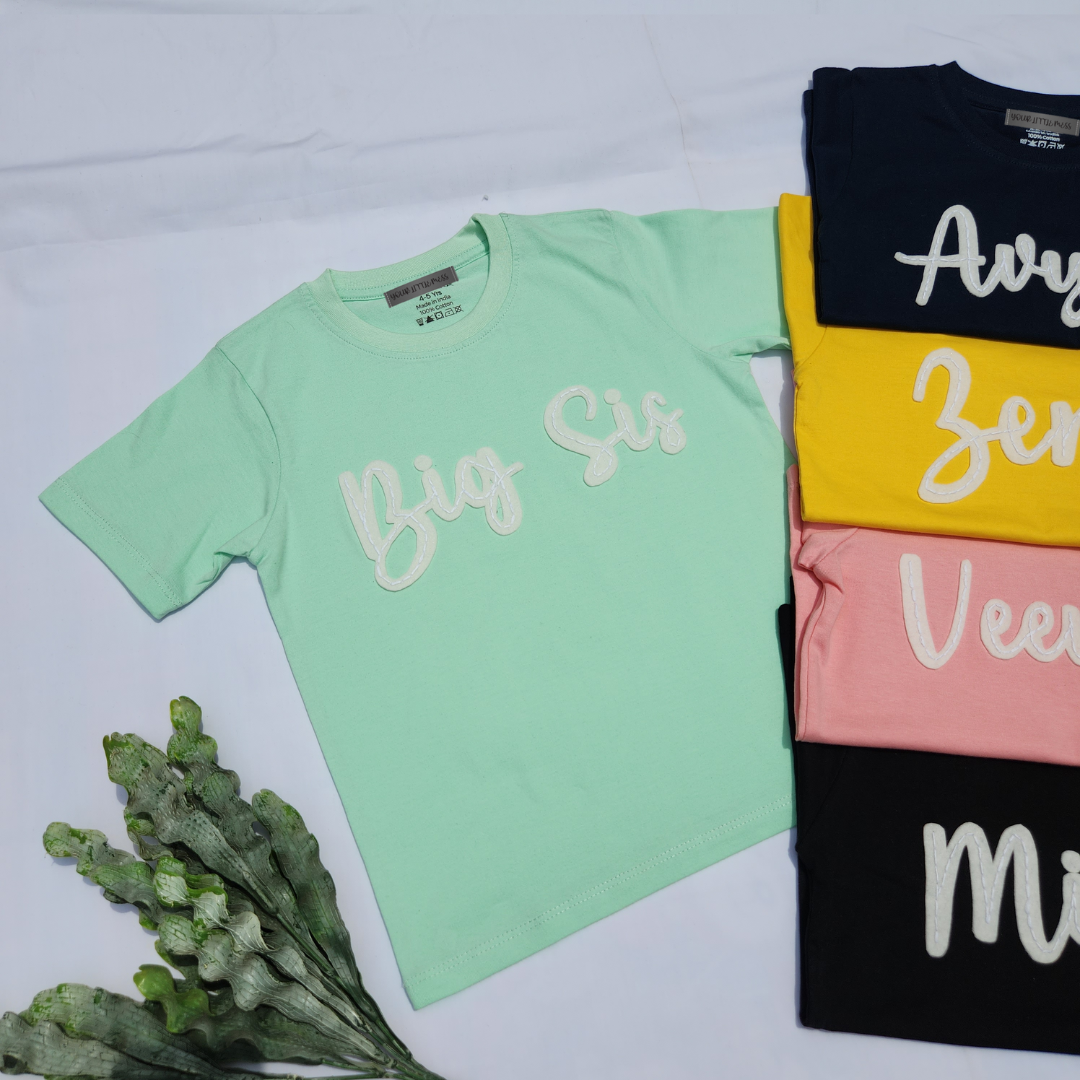 CUSTOMISED T-SHIRT - SEA GREEN