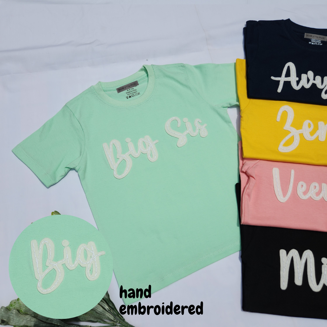CUSTOMISED T-SHIRT - SEA GREEN