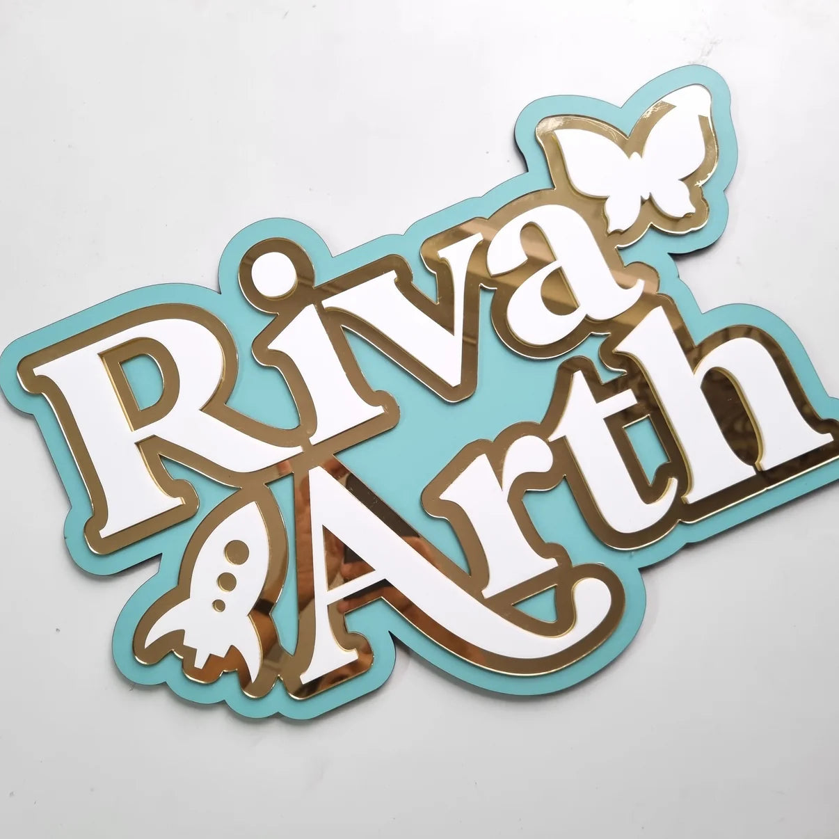 3 LAYER SIBLING NAMEPLAQUE