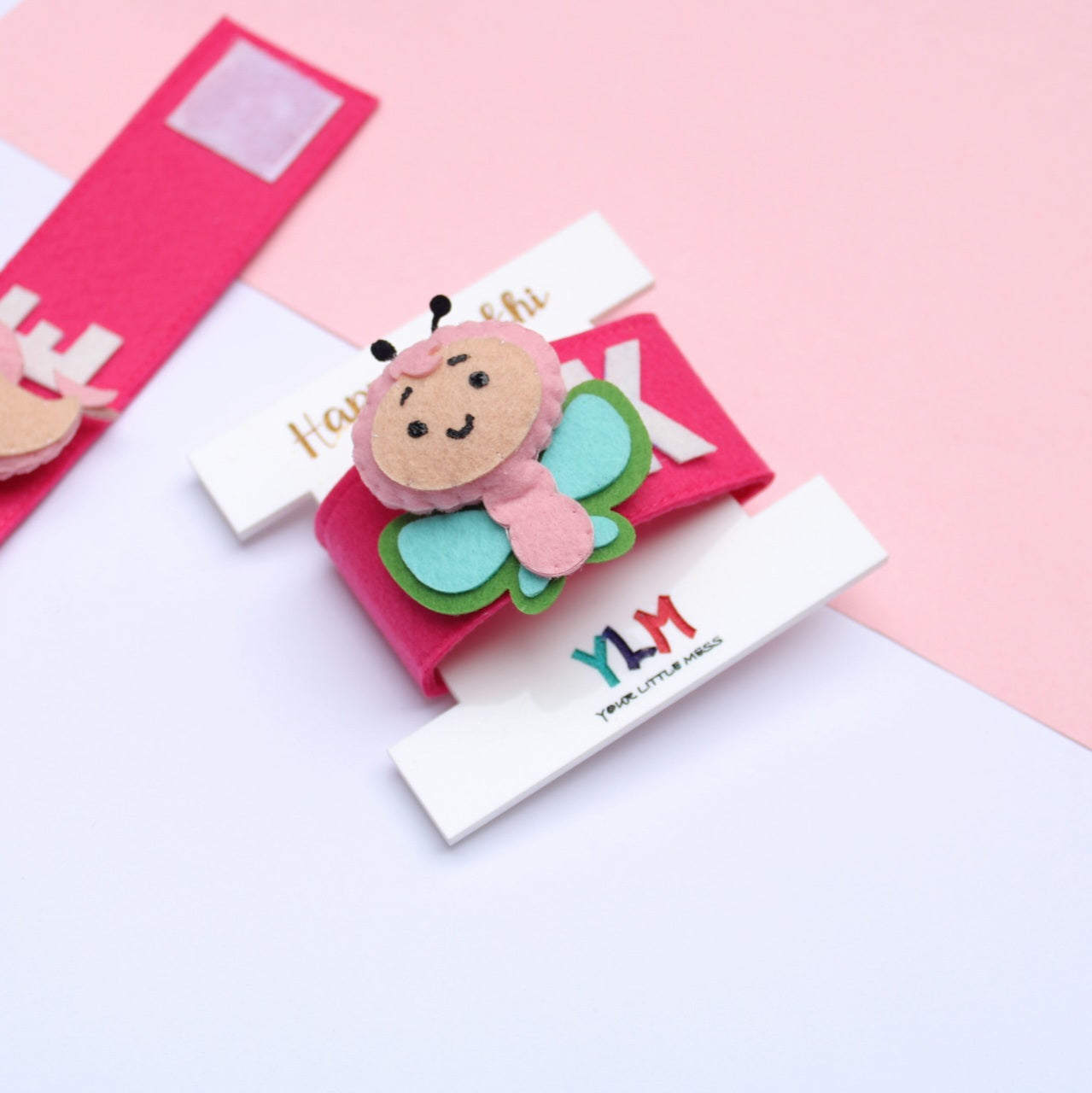 PERSONALISED WRISTBAND RAKHI - BUTTERFLY