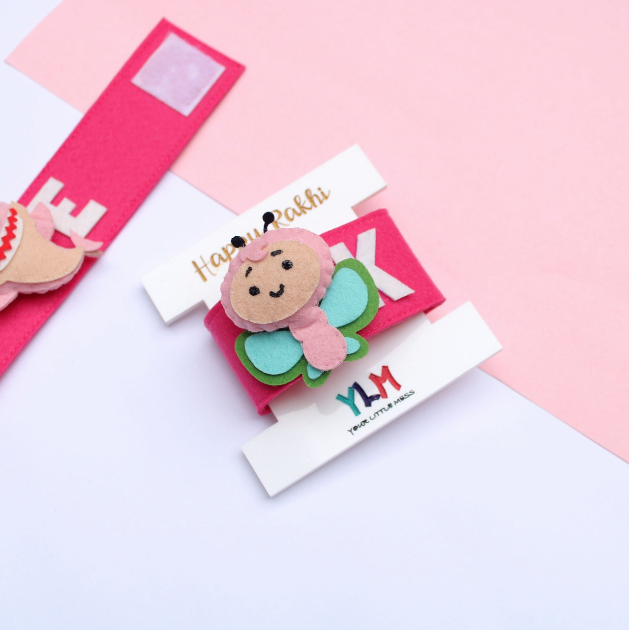 PERSONALISED WRISTBAND RAKHI - BUTTERFLY