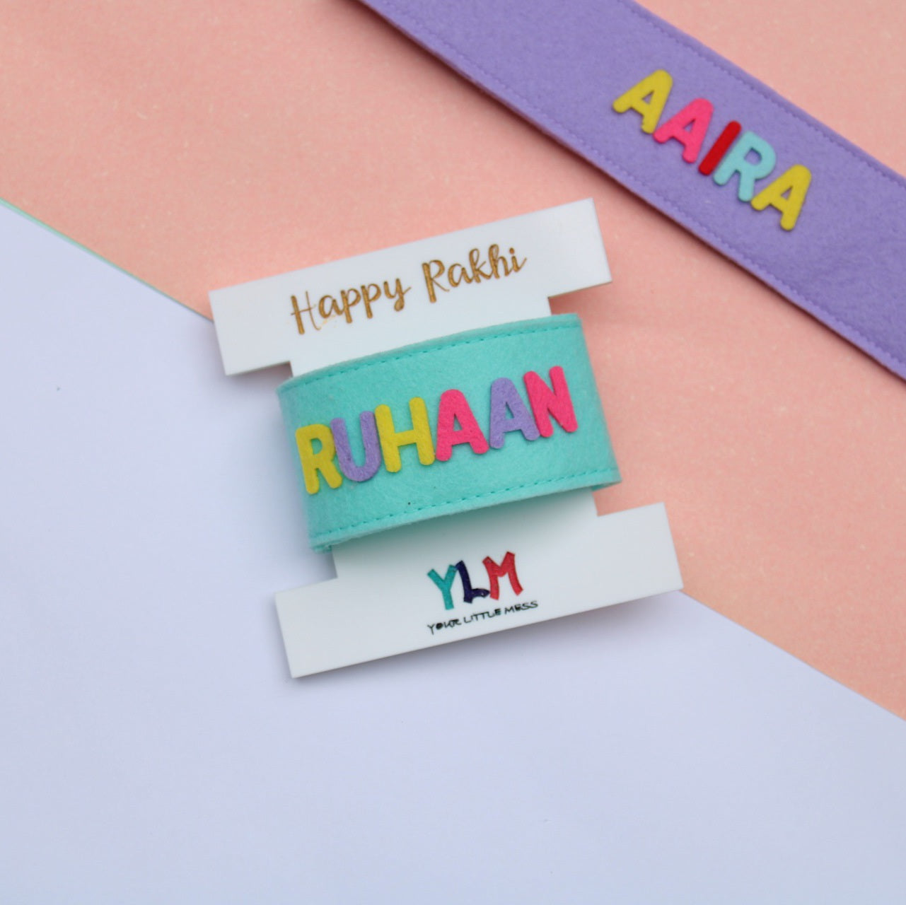 PERSONALISED NAME RAKHI - BLUE
