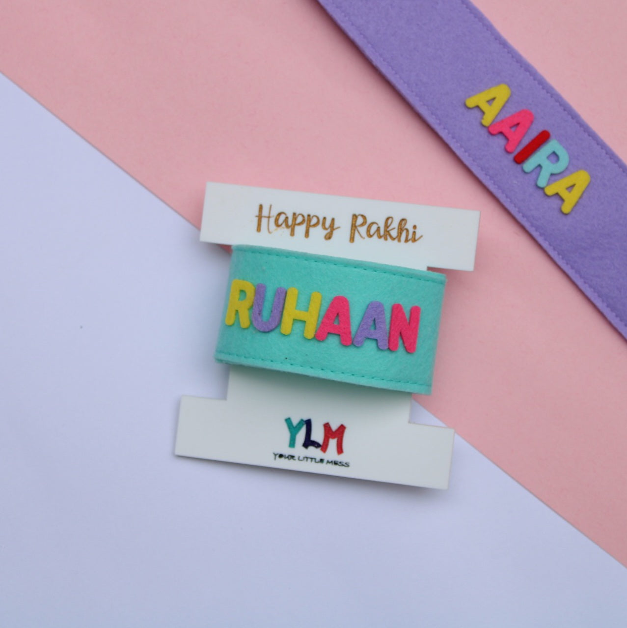PERSONALISED NAME RAKHI - BLUE