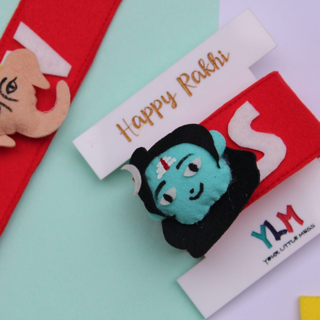 PERSONALISED WRISTBAND RAKHI - SHIVA