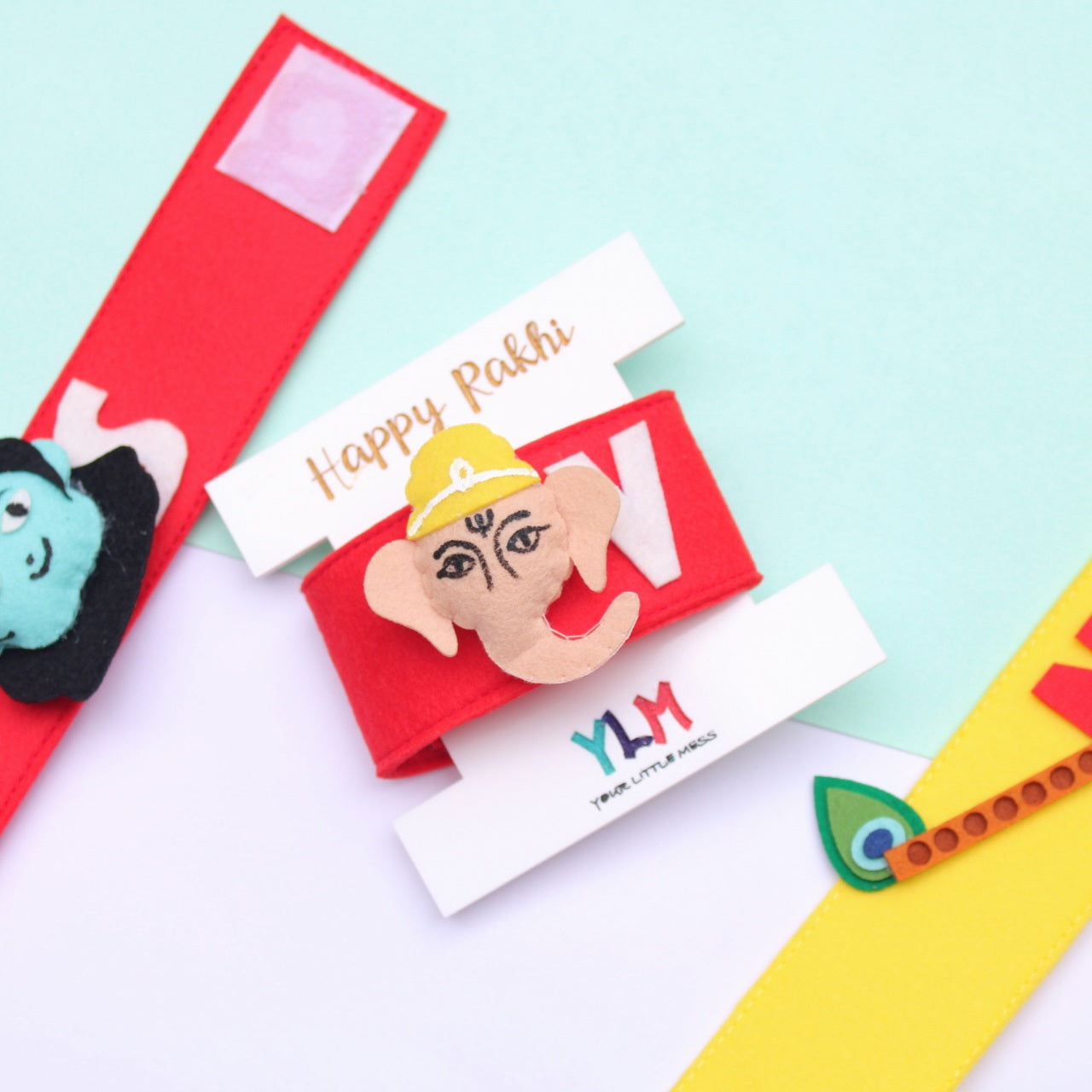 PERSONALISED WRISTBAND RAKHI - GANESHA