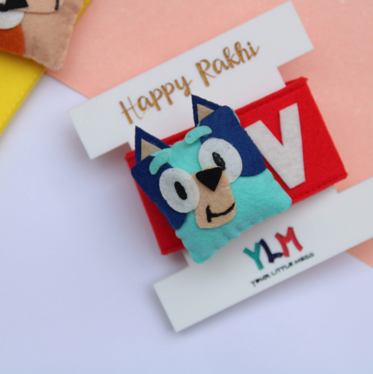 PERSONALISED WRISTBAND RAKHI - BLUEY
