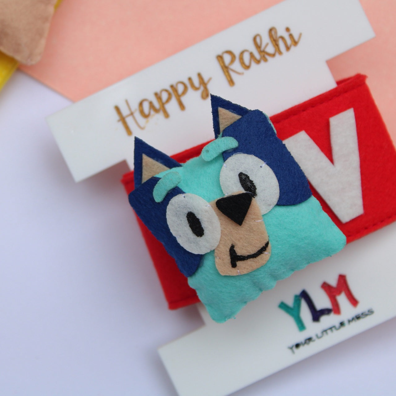 PERSONALISED WRISTBAND RAKHI - BLUEY