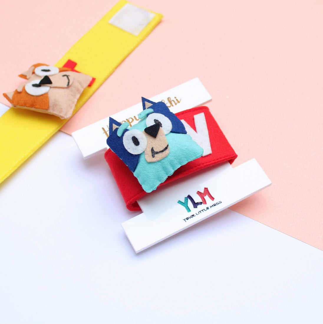PERSONALISED WRISTBAND RAKHI - BLUEY