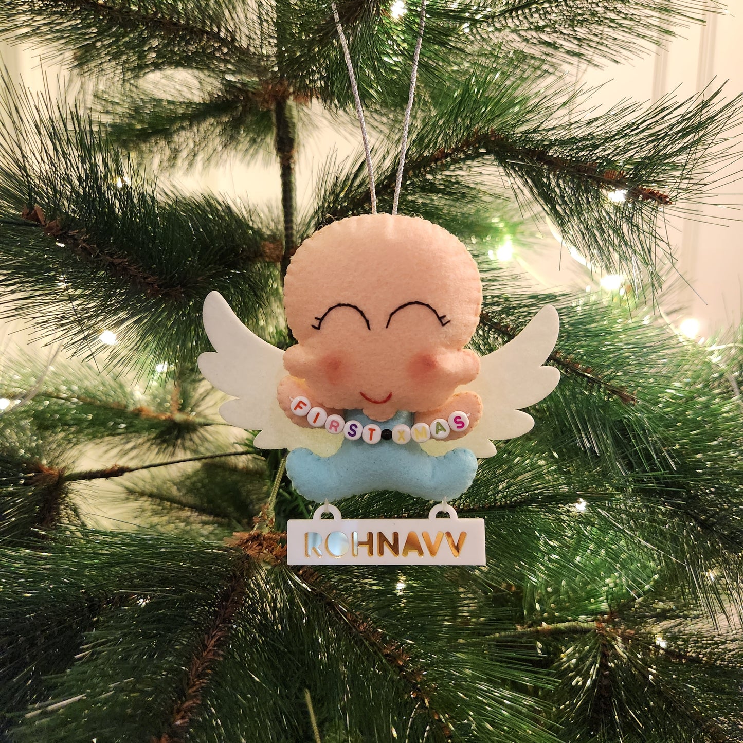 PERSONALISED CHRISTMAS ORNAMENT - BABY BOY