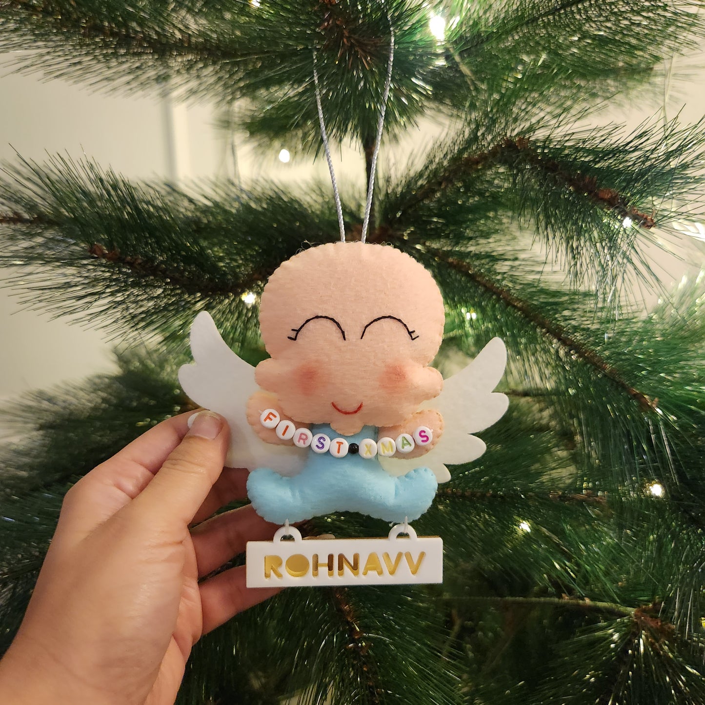 PERSONALISED CHRISTMAS ORNAMENT - BABY BOY