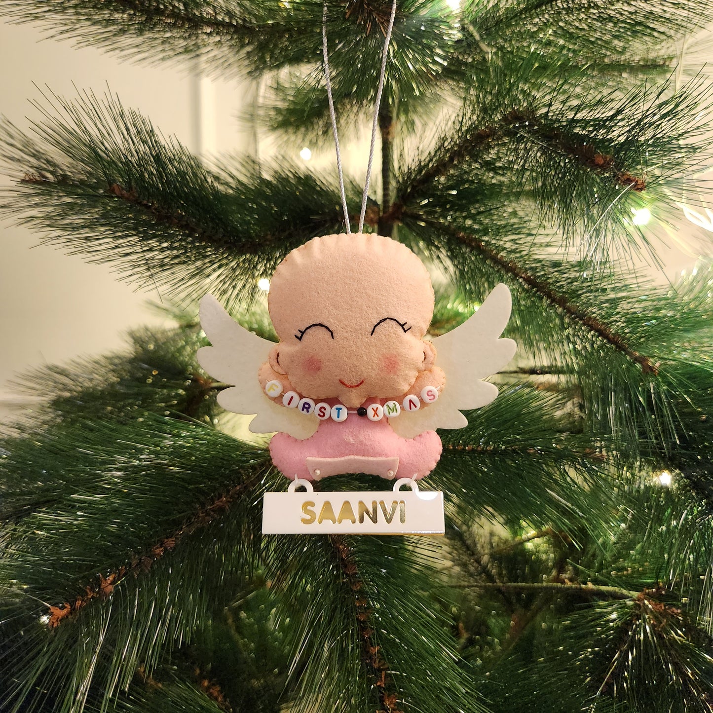 PERSONALISED CHRISTMAS ORNAMENTS - BABY GIRL