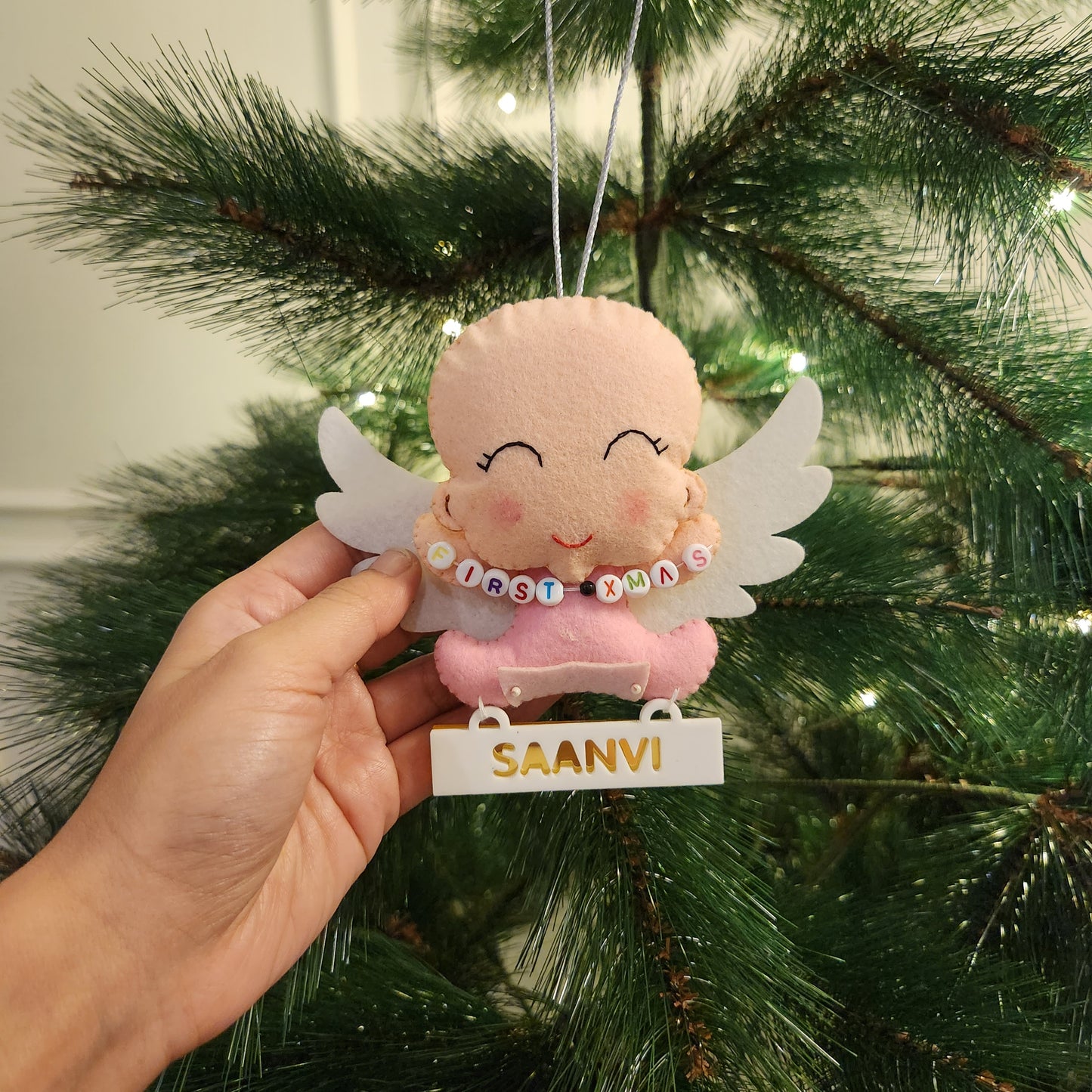 PERSONALISED CHRISTMAS ORNAMENTS - BABY GIRL