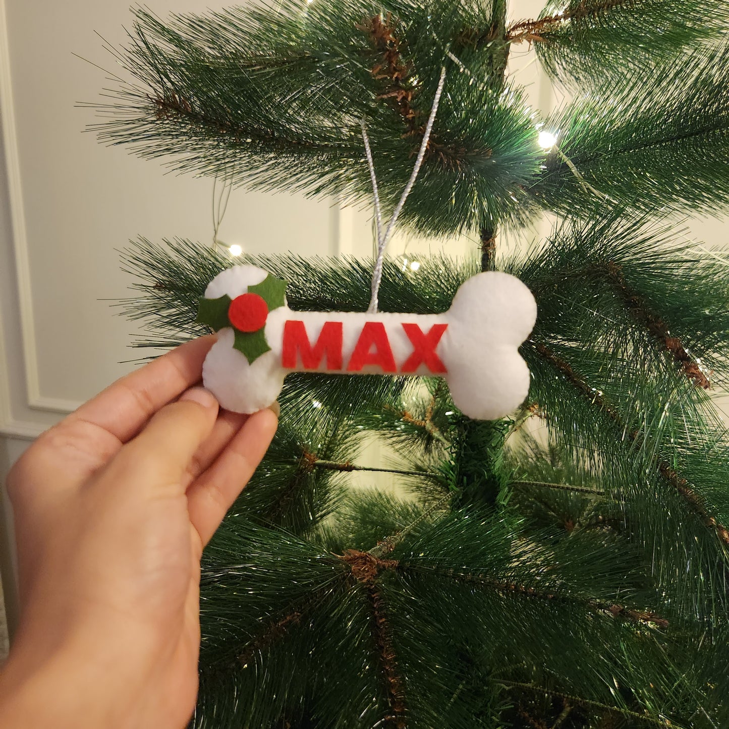 PERSONALISED CHRISTMAS ORNAMENTS - BONE