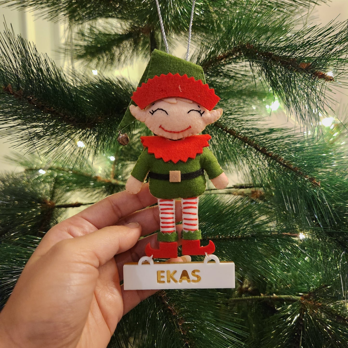 PERSONALISED CHRISTMAS ORNAMENTS - LITTLE ELF