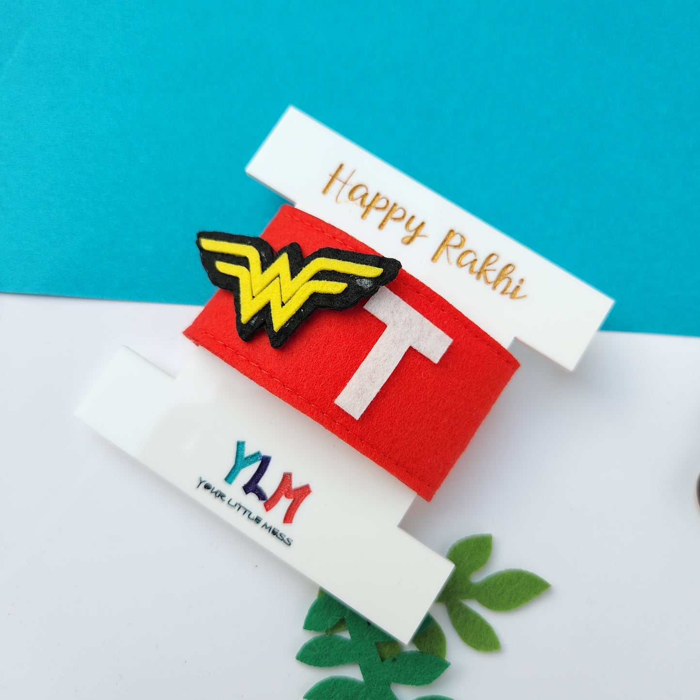 PERSONALISED WRISTBAND RAKHI - WONDER WOMEN
