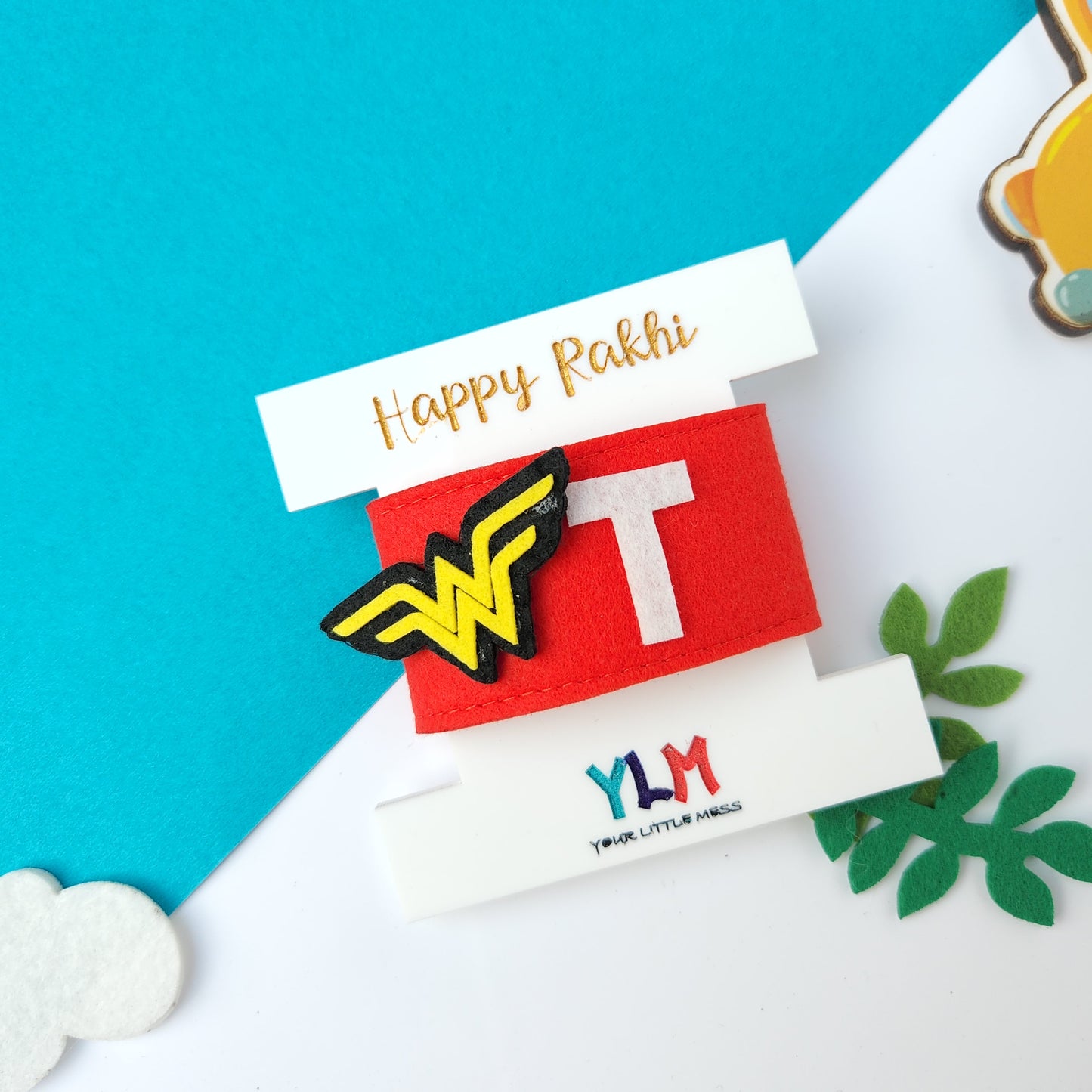 PERSONALISED WRISTBAND RAKHI - WONDER WOMEN