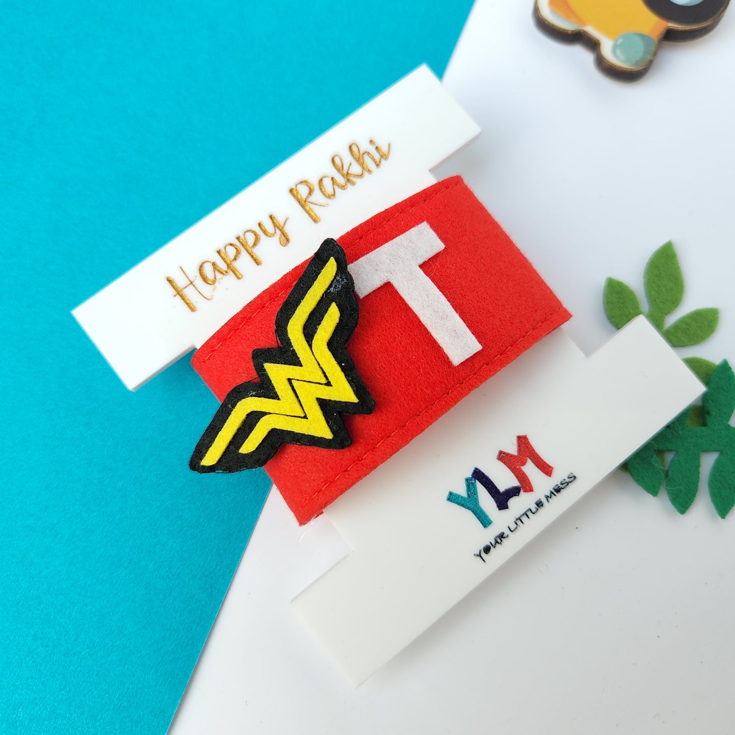 PERSONALISED WRISTBAND RAKHI - WONDER WOMEN