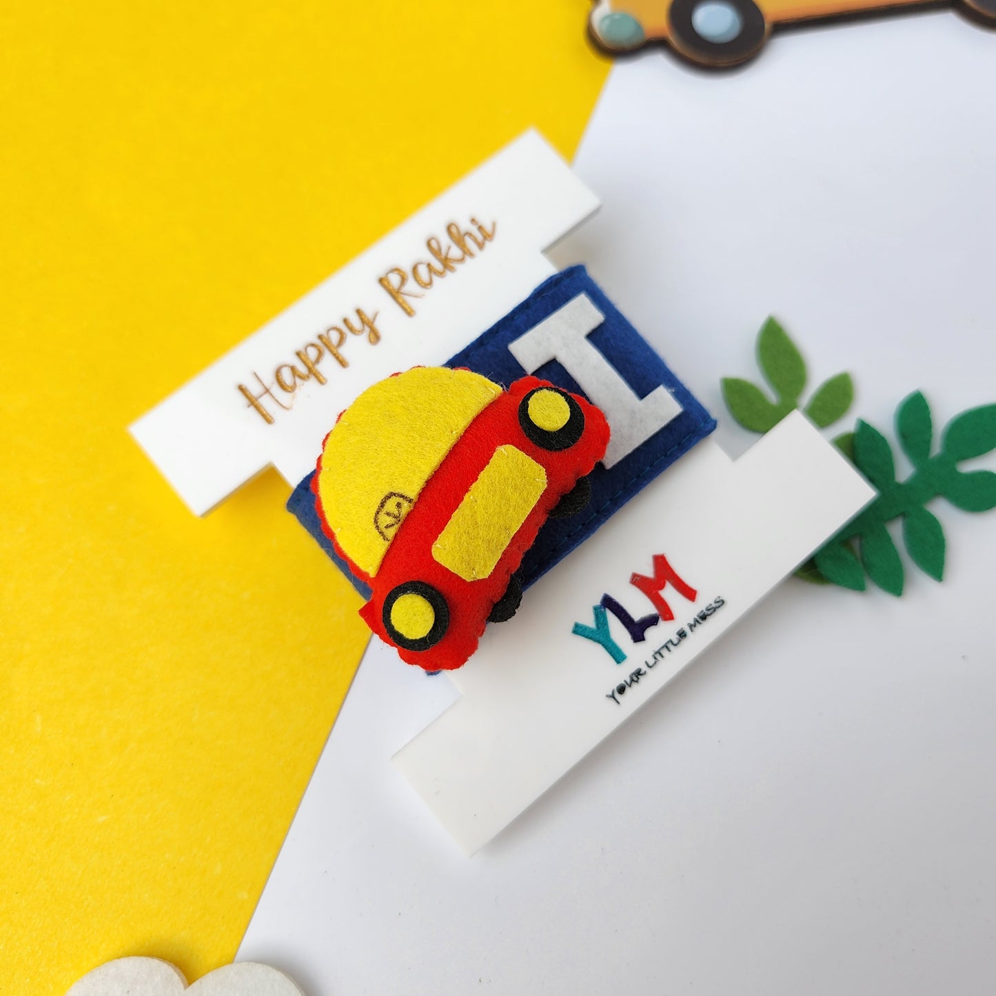 PERSONALISED WRISTBAND RAKHI - CAR