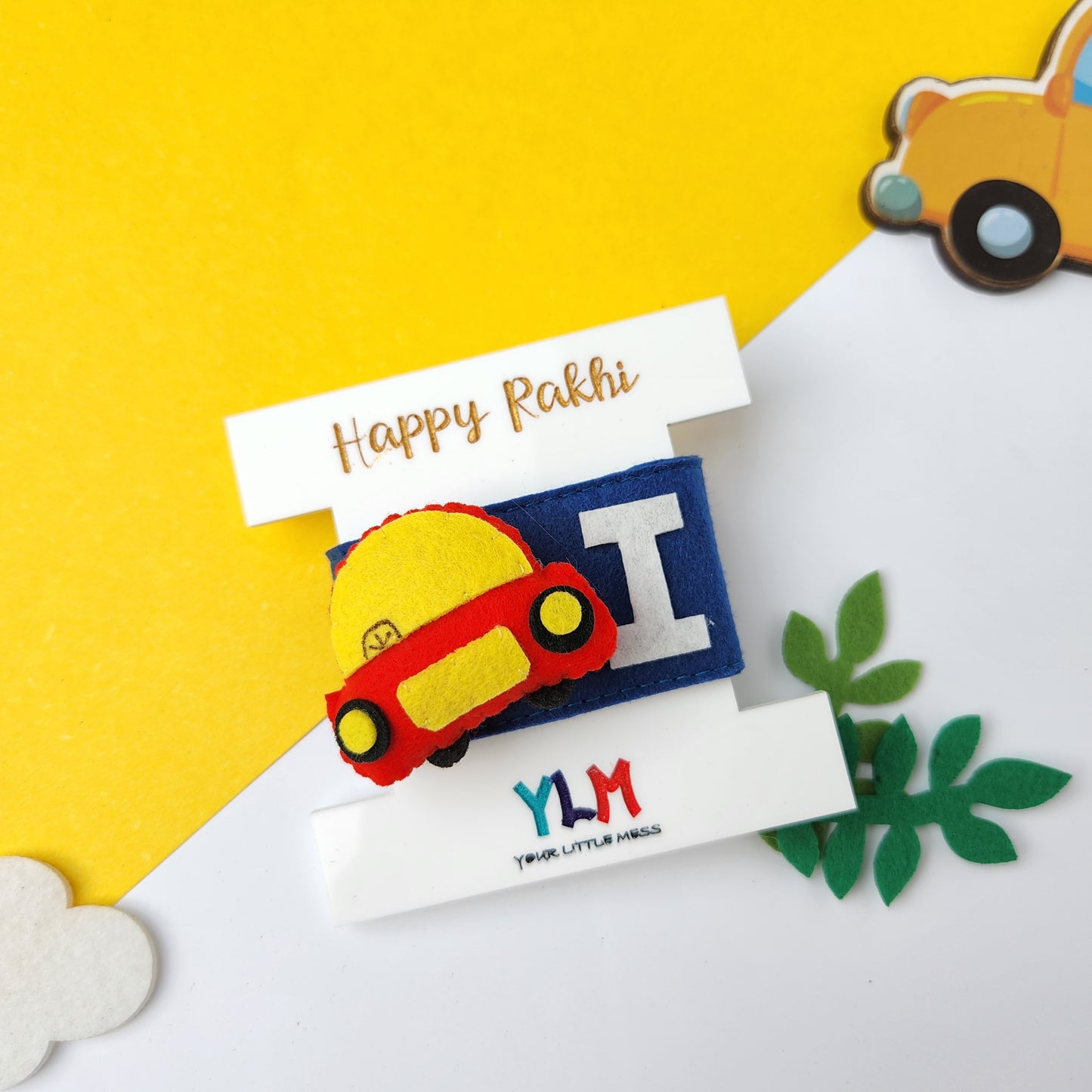PERSONALISED WRISTBAND RAKHI - CAR