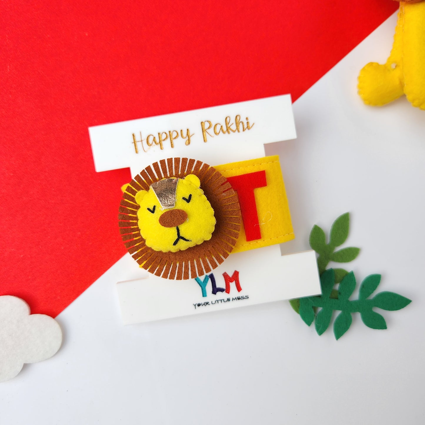 PERSONALISED WRISTBAND RAKHI - LION