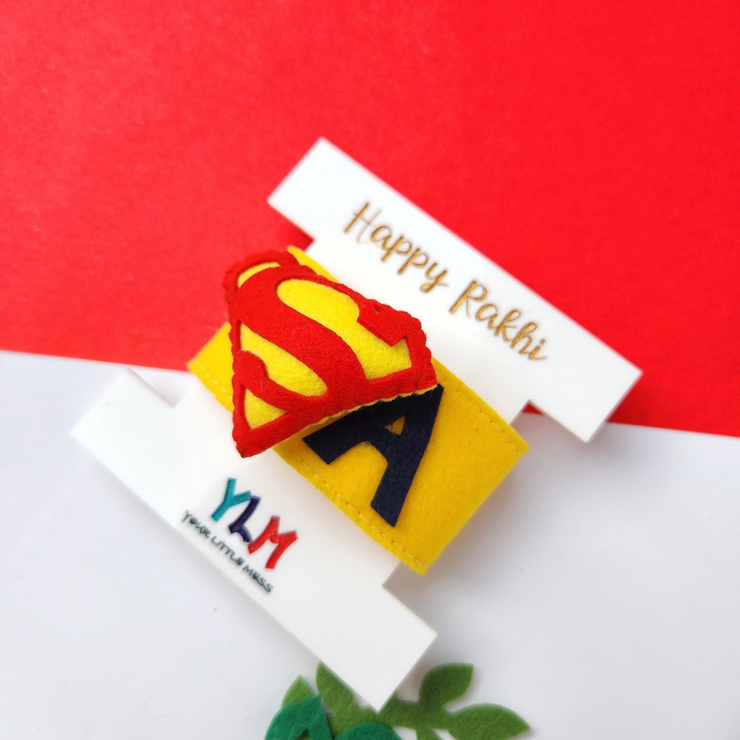 PERSONALISED WRISTBAND RAKHI - SUPERMAN