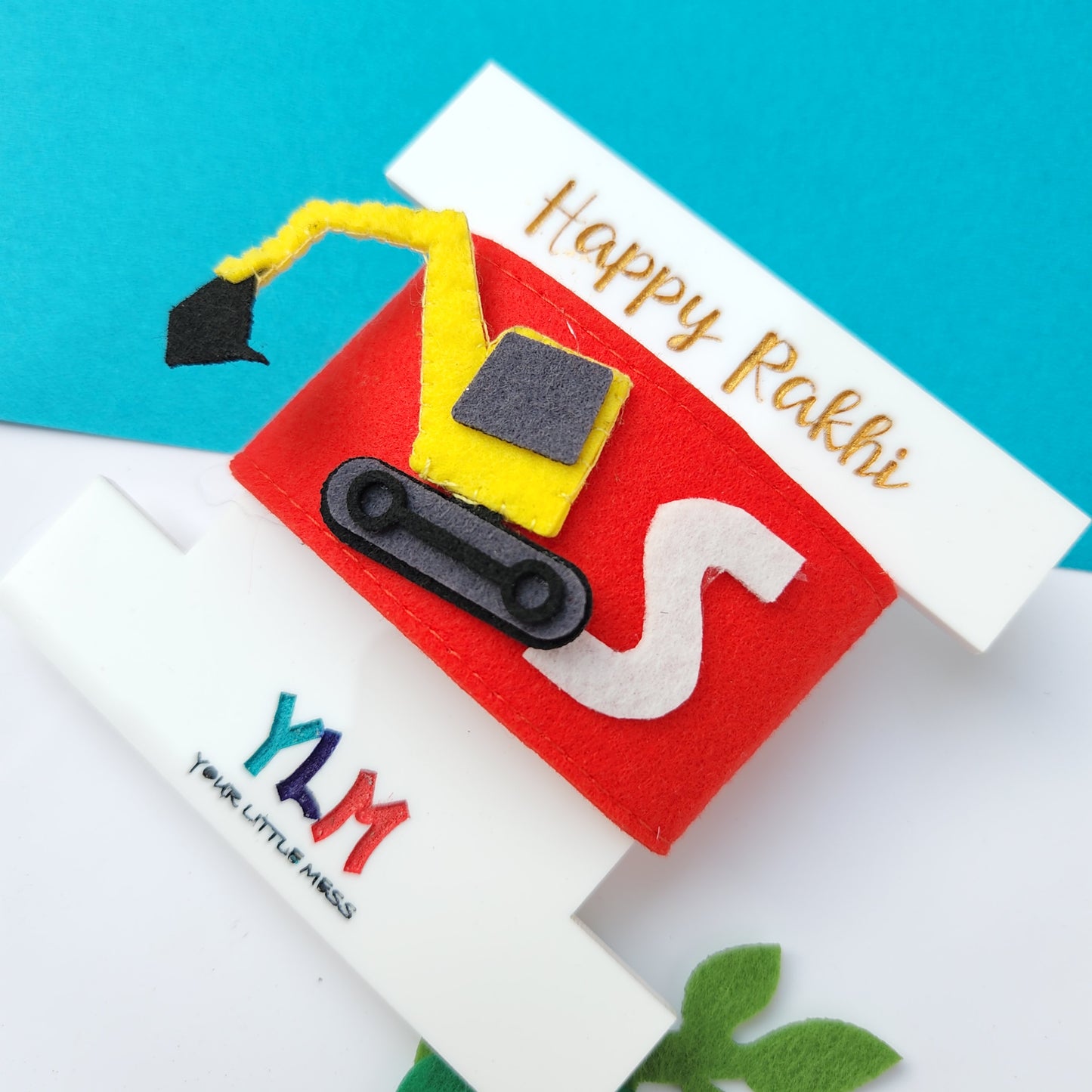 PERSONALISED WRISTBAND RAKHI - EXCAVATOR