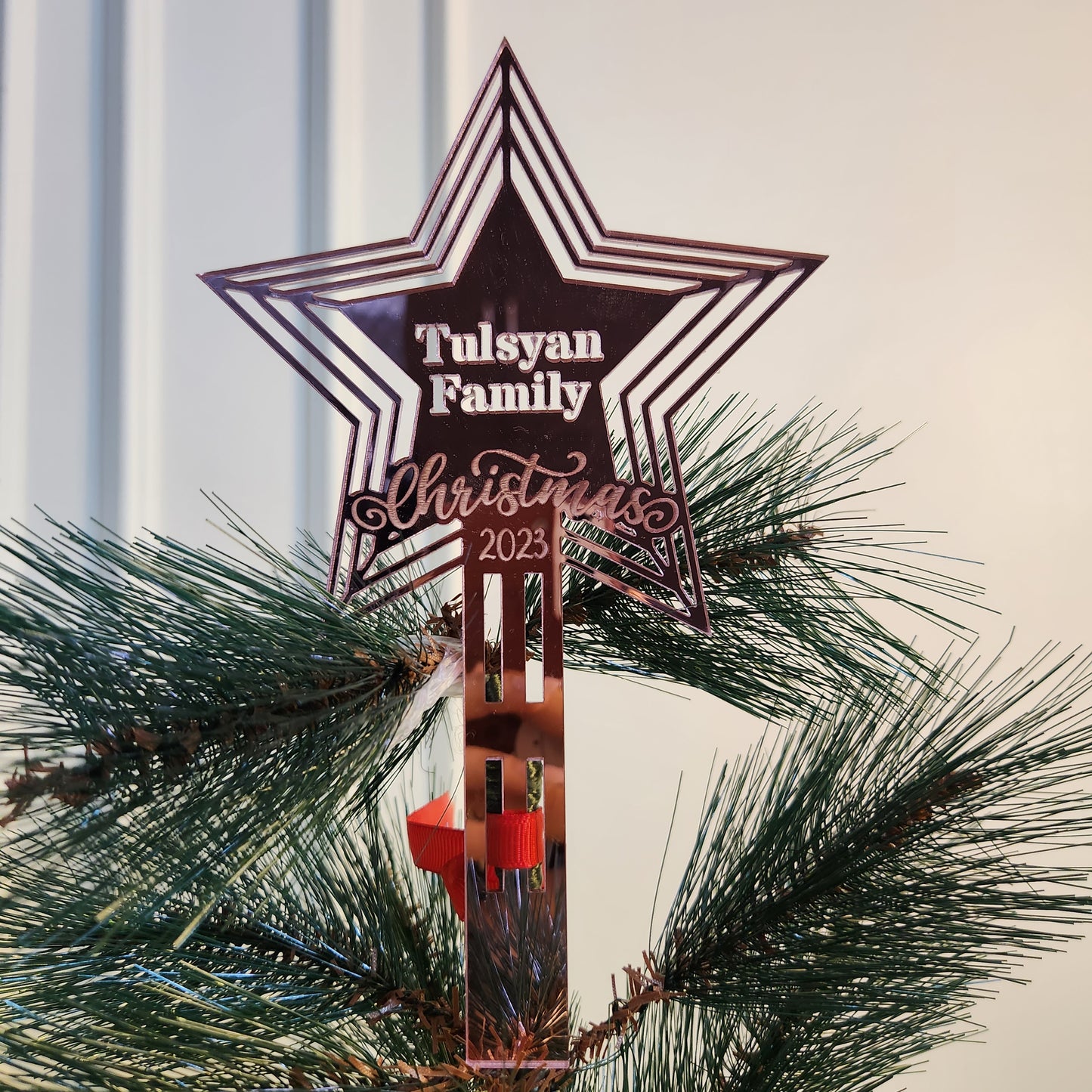 PERSONALISED TREE TOPPER
