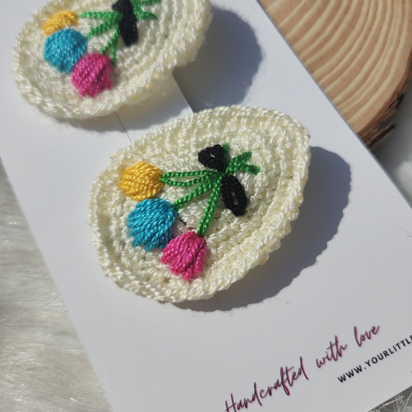 AWESOME BOSSOM CROCHET HAIRCLIP