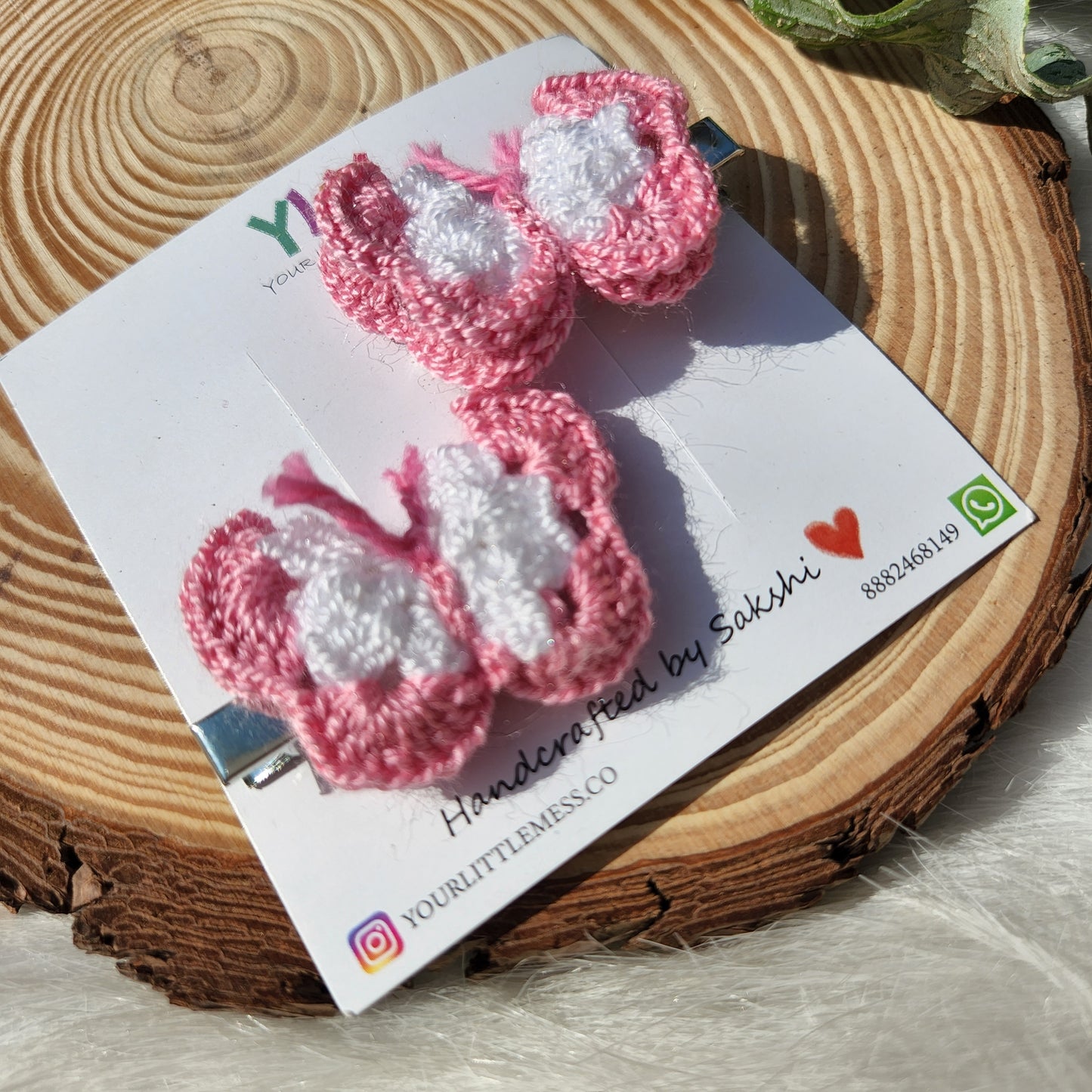 Butterfly Crochet Hairclip