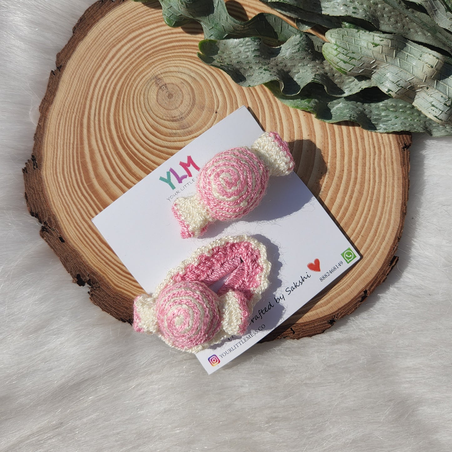 Candyshop Crochet Hairclip