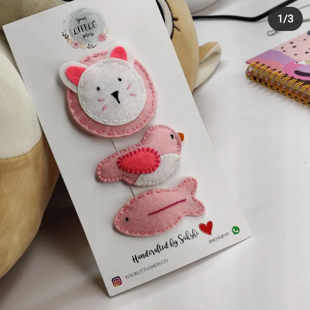 PINKTASTIC HAIRCLIP COMBO
