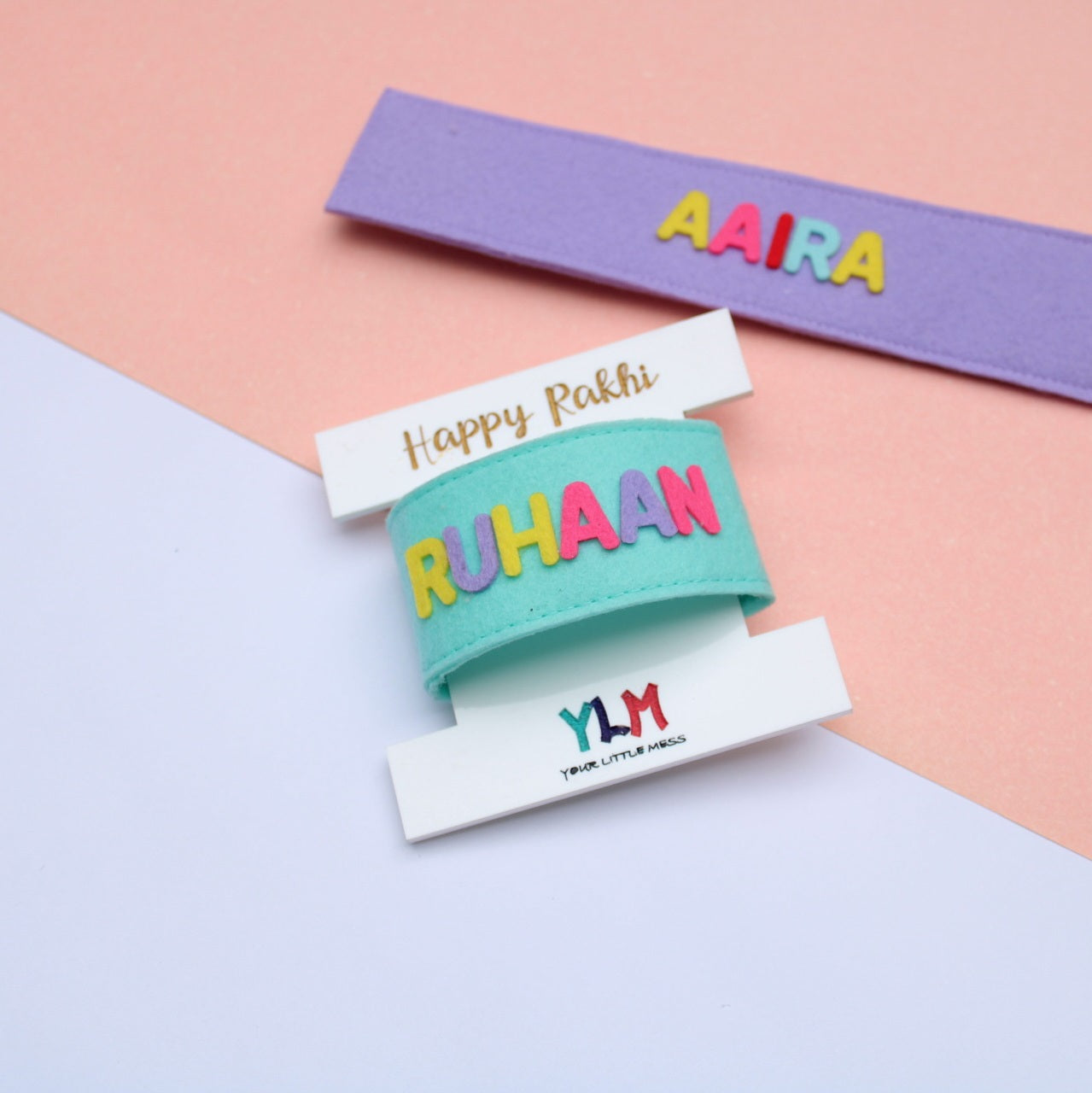 PERSONALISED NAME RAKHI - BLUE