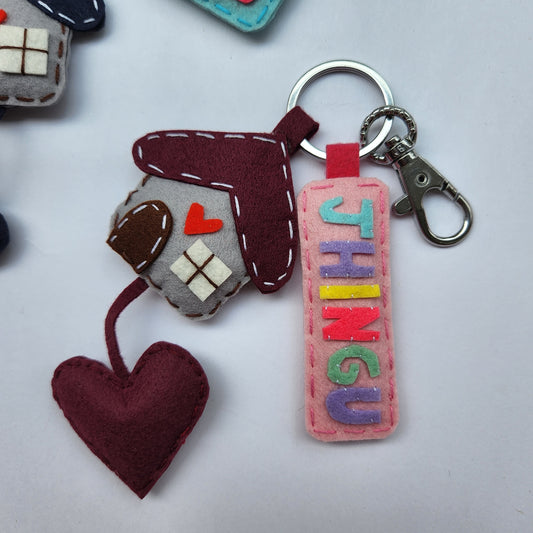 CHARACTER WITH NAME KEYCHAIN - HOUSE