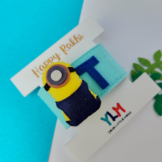 PERSONALISED WRISTBAND RAKHI - MINION