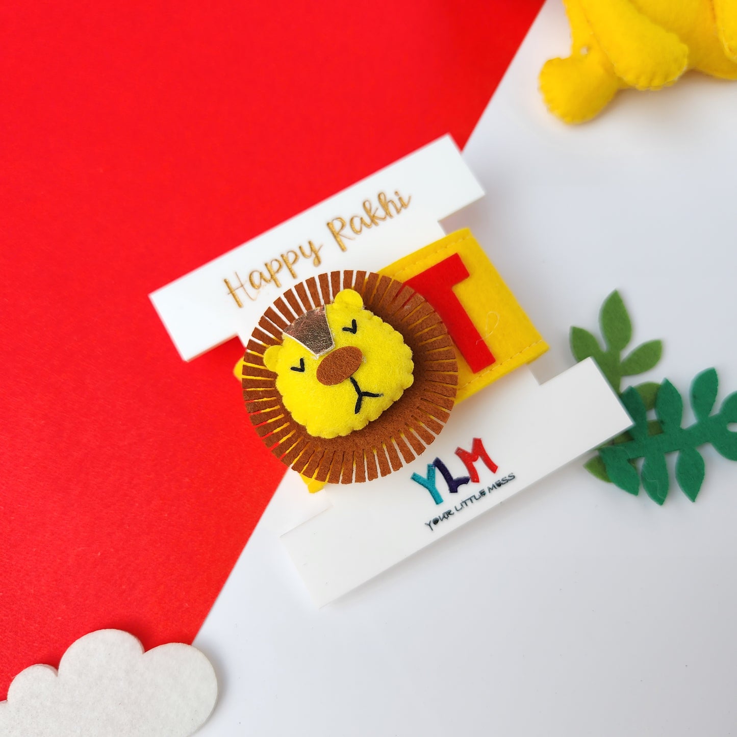 PERSONALISED WRISTBAND RAKHI - LION