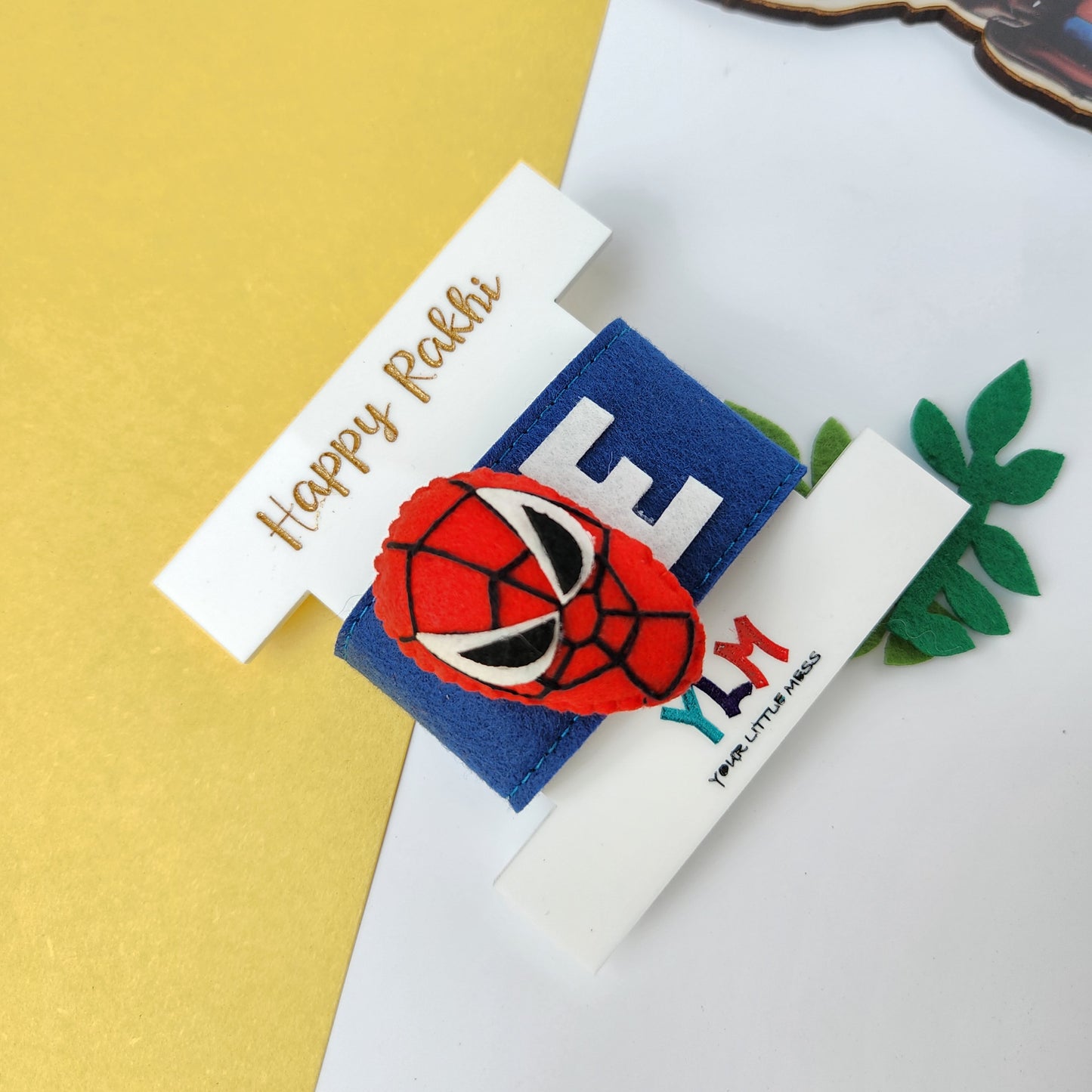 PERSONALISED WRISTBAND RAKHI - SPIDERMAN